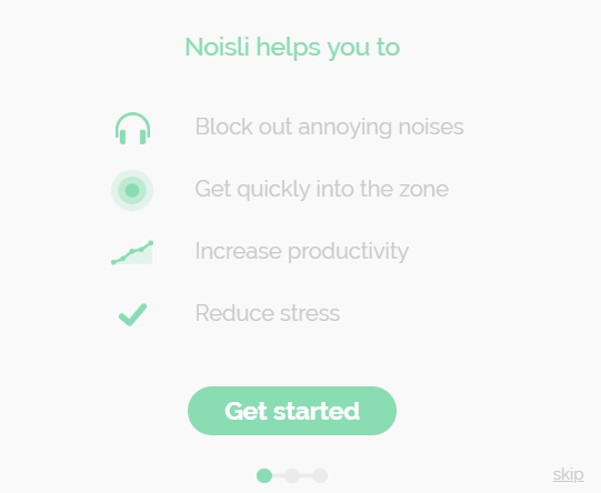 Noisli Productivity Tools