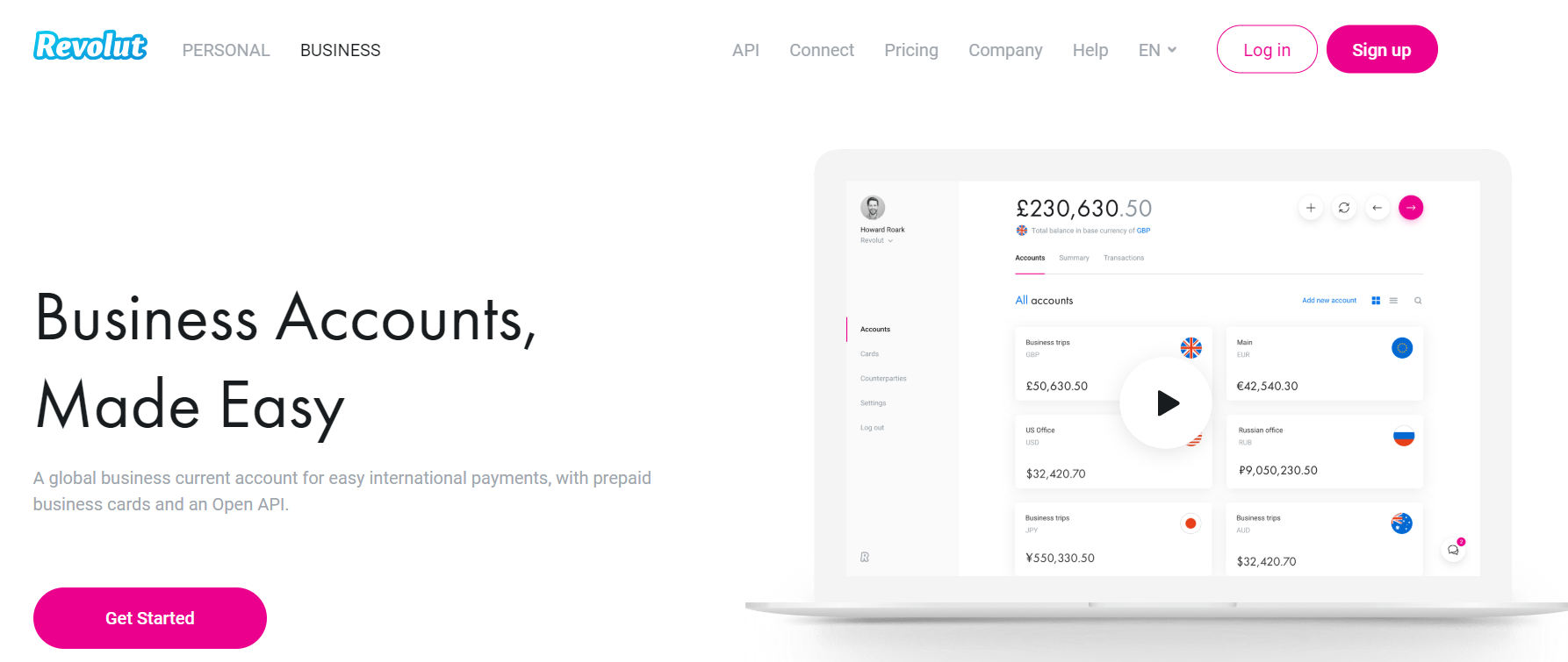 Revolut Homepage