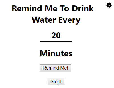 Productivity tools Water Reminder for Chrome