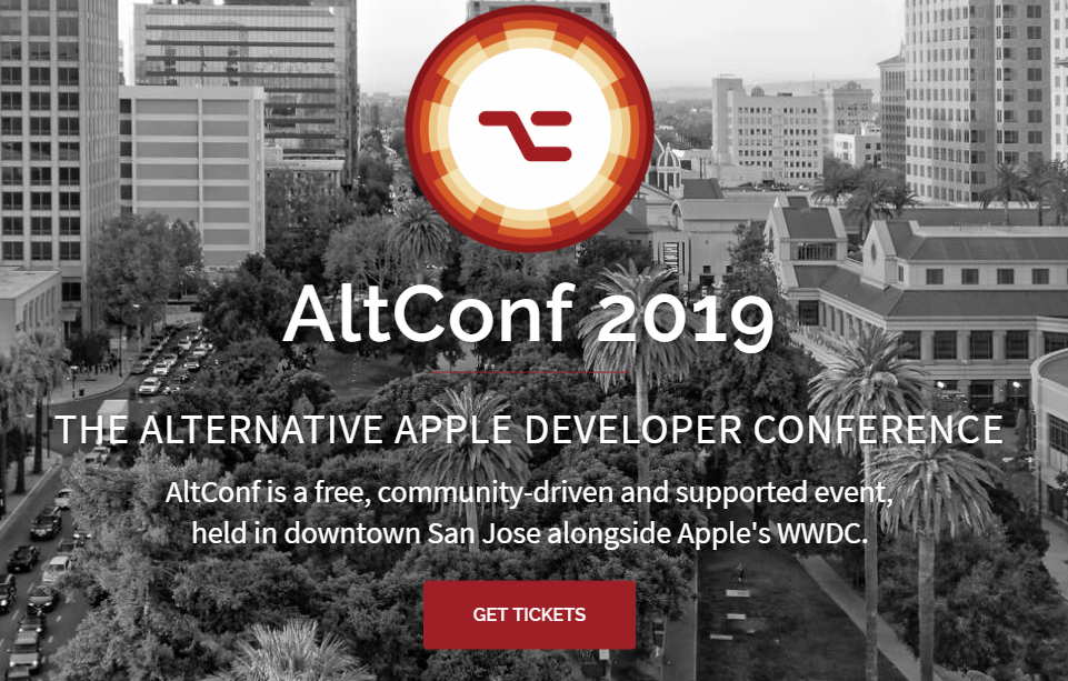 AltConf 2019 Homepage WWDC Satellite Event